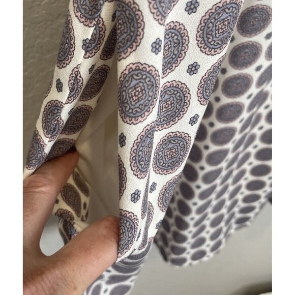 Sadie & Sage Size S White Sleeveless Mini Sun Dress swing shift trapeze sun - Picture 3 of 9